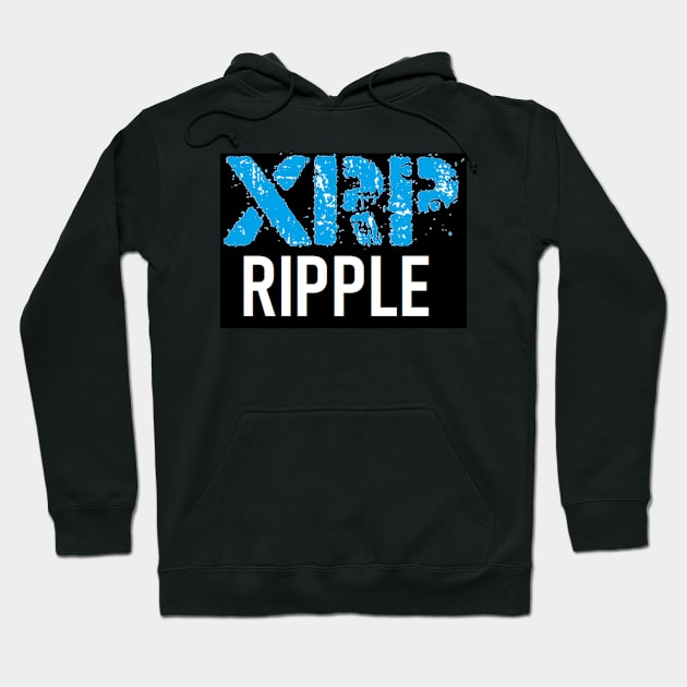 Ripple XRP (Front & Back Designs) Hoodie by DigitalNomadInvestor